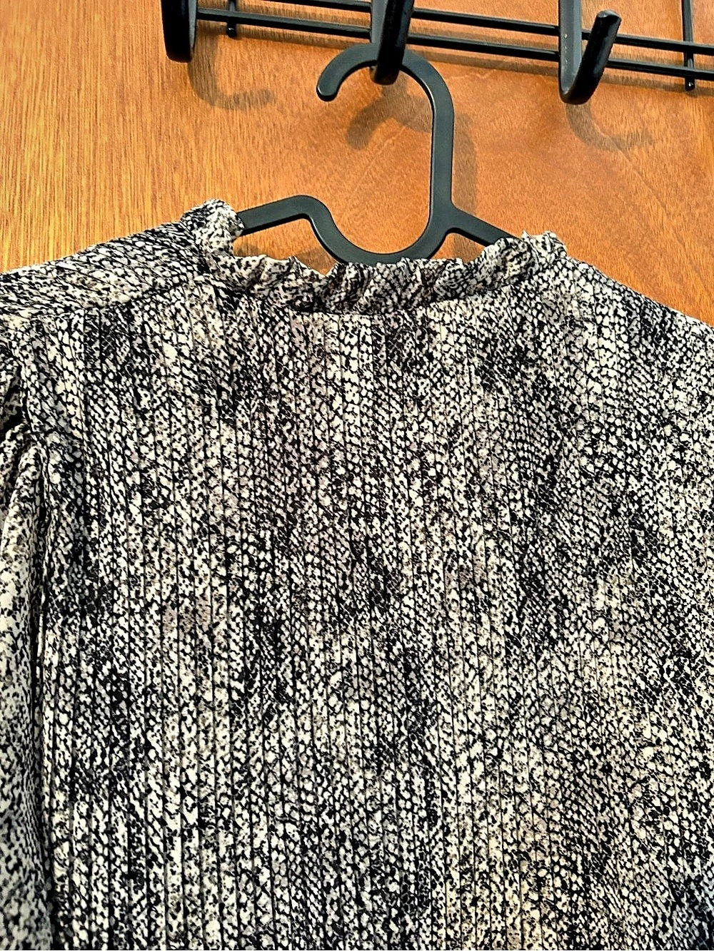 Mango Ruffle Blouse With Snake Print - Picture 7 of 10